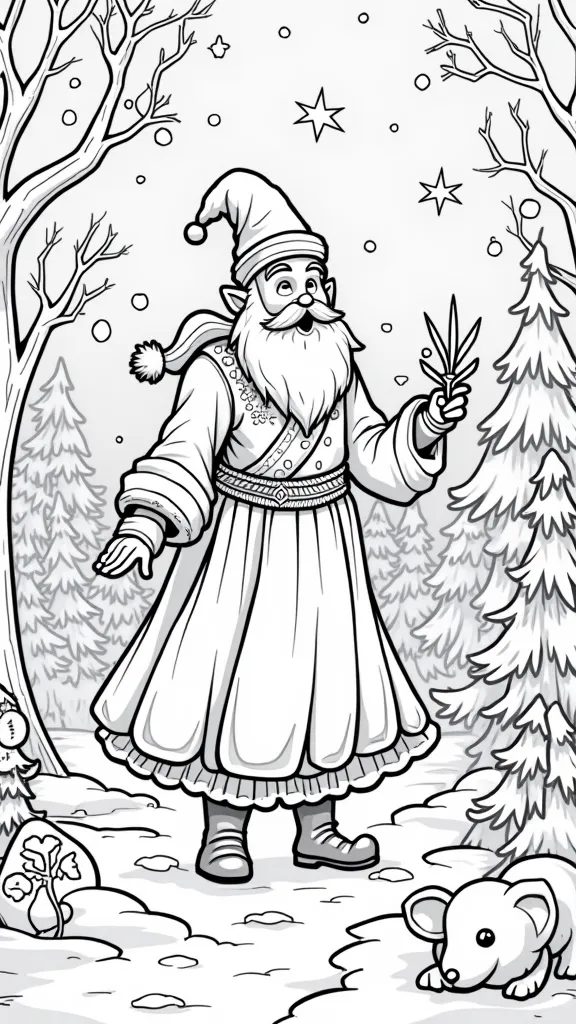 jack frost coloring pages